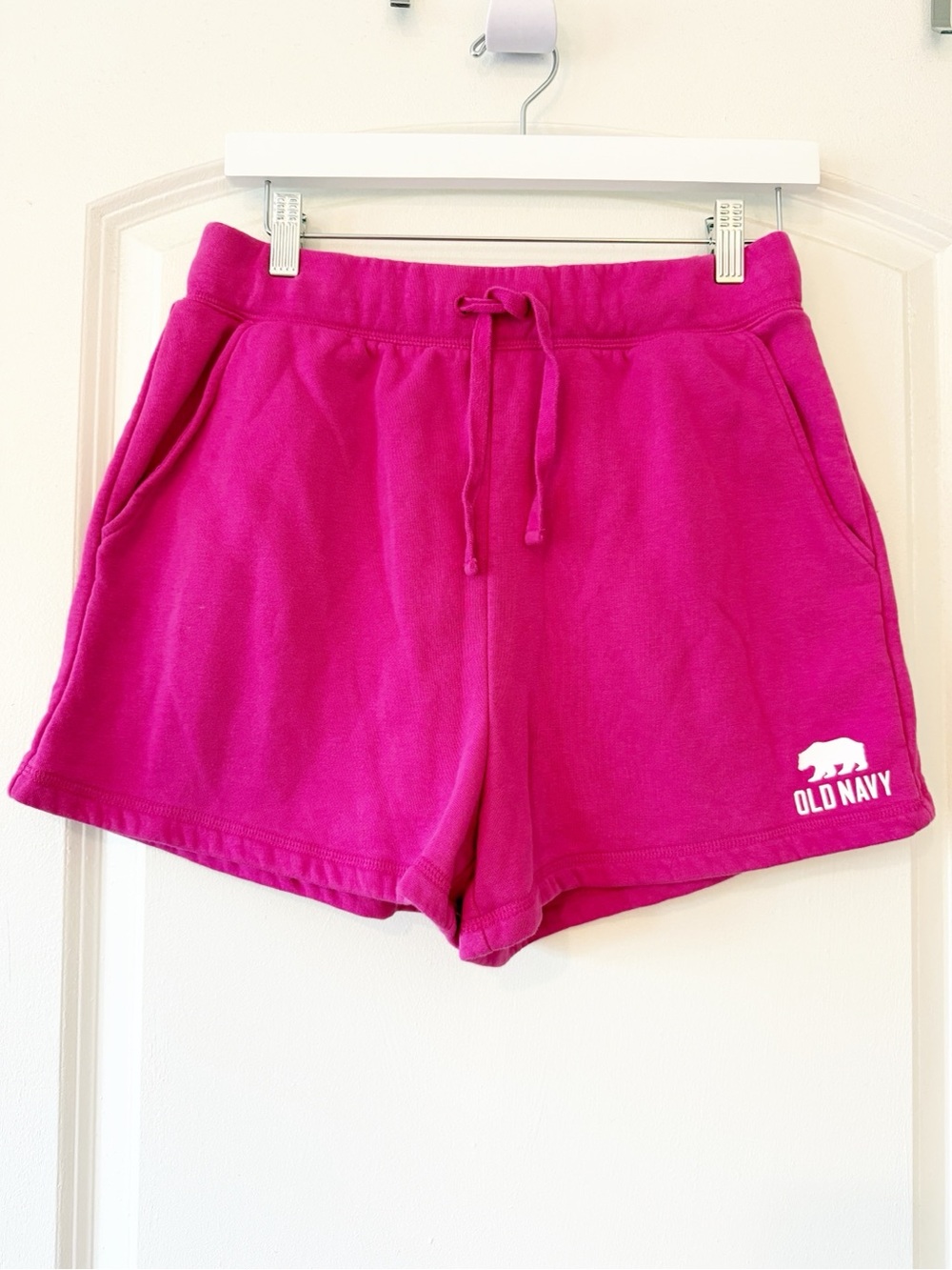OLD NAVY Pink High Waist Sweat Shorts Size Medium